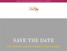 Tablet Screenshot of charitypoloclassic.com